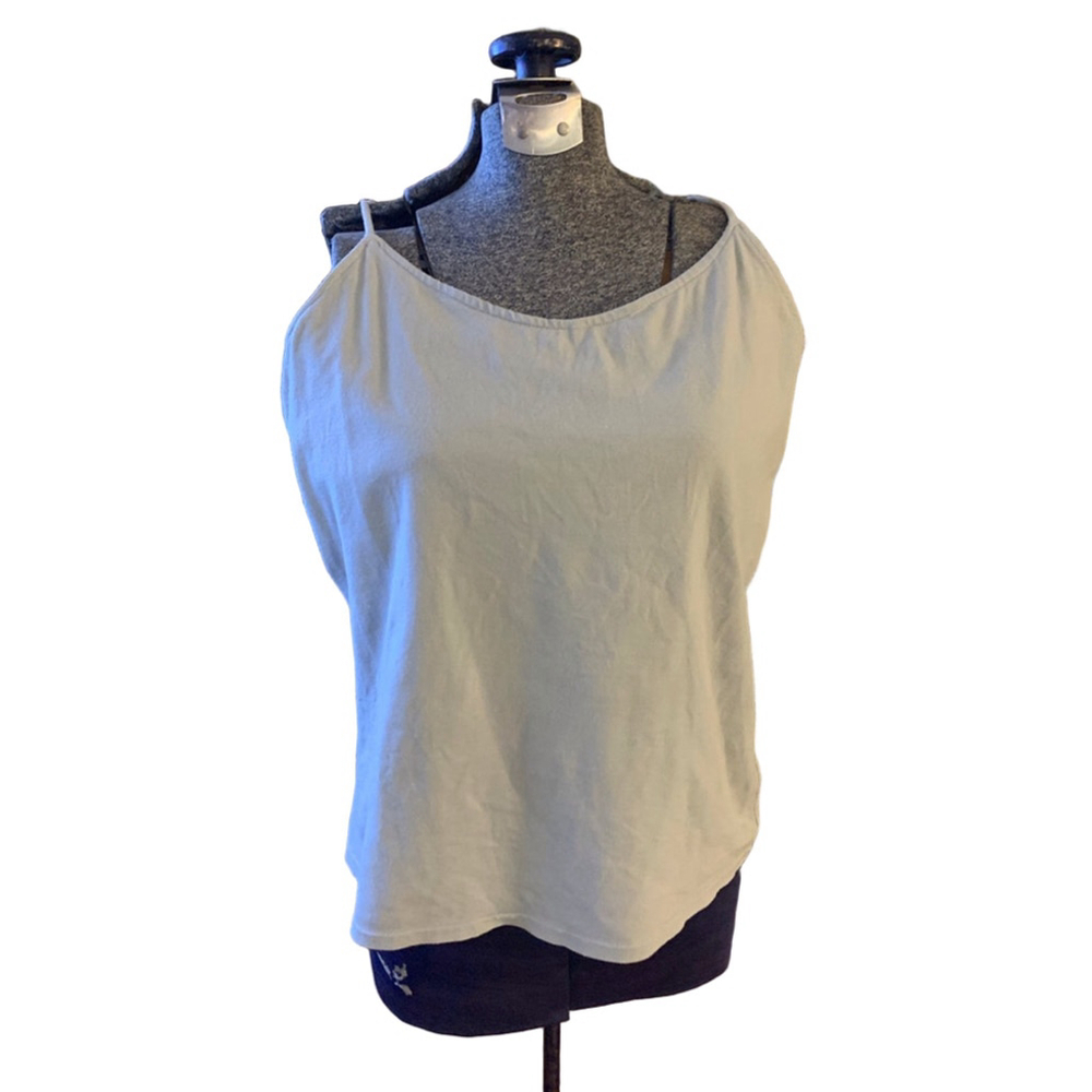 Women's Cut Loose Tank Top XL light sage green Gray